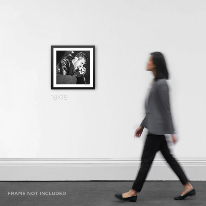 18X18 Square Scale Photo Xtrmst Davey Screaming - Graphic Design by RobxWallace