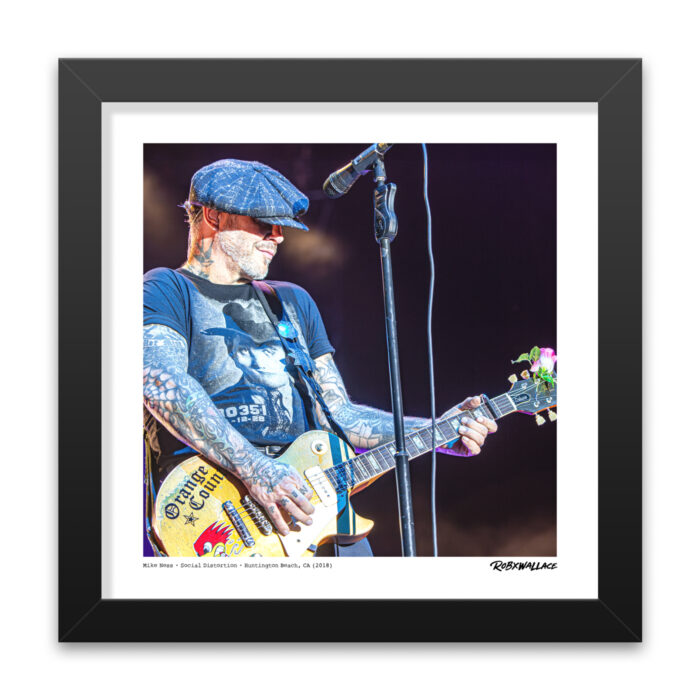 Mike Ness with Social Distortion - Punk Rock Graphic Design by RobxWallace