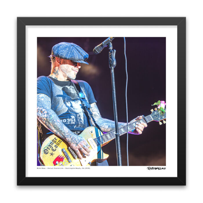 Mike Ness with Social Distortion - Punk Rock Graphic Design by RobxWallace