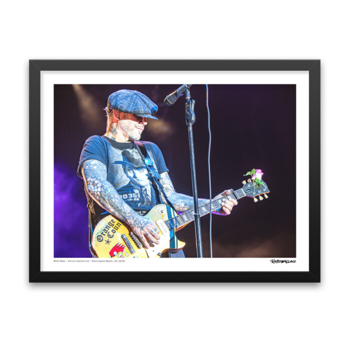 Mike Ness with Social Distortion - Punk Rock Graphic Design by RobxWallace