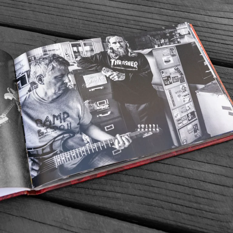 Break Free hardcover punk rock Graphic Design book cover featuring limited edition 200 copies archive by RobxWallace