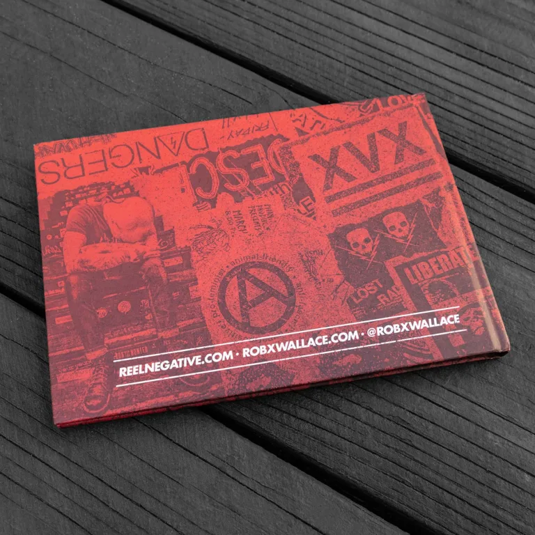 Action photo spread from Break Free Graphic Design book by Rob Wallace punk rock concert energy