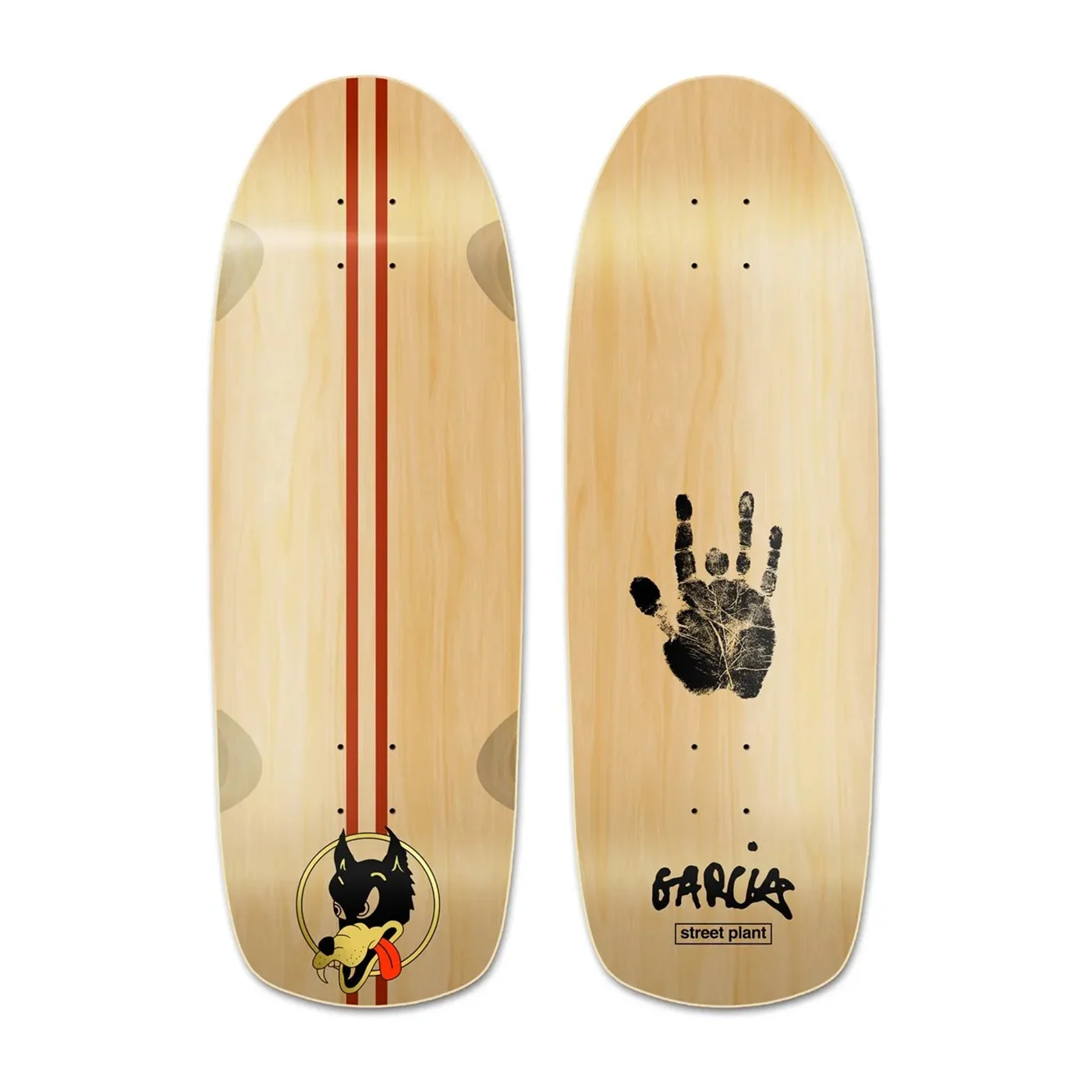 Custom skateboard deck product graphic design layout by RobxWallace for the official Jerry Garcia collection.