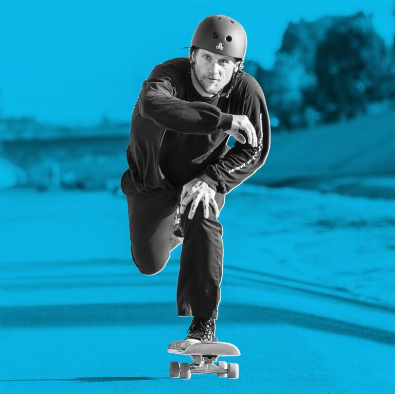 Mike Vallely - Skateboarding Graphic Design by RobxWallace